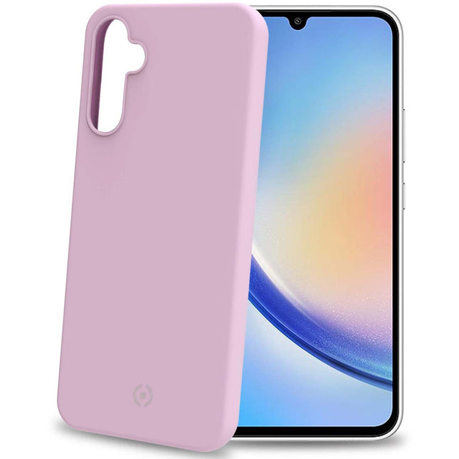 Cromo Weiche Gummihülle Galaxy A34 5G Rosa