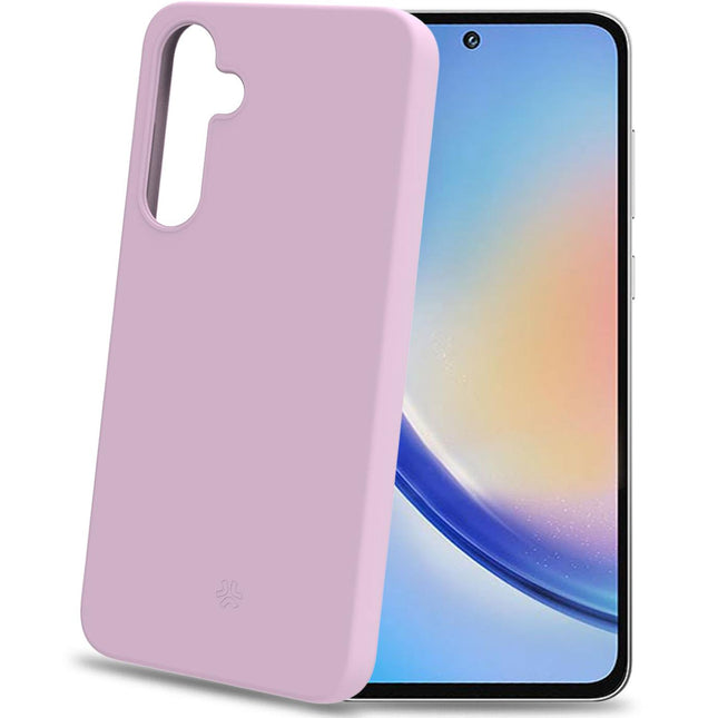 Cromo Weiche Gummihülle Galaxy A55 5G Rosa