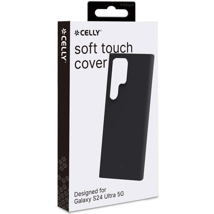 Cromo Soft rubber case Galaxy S24 Ultra 5G Black