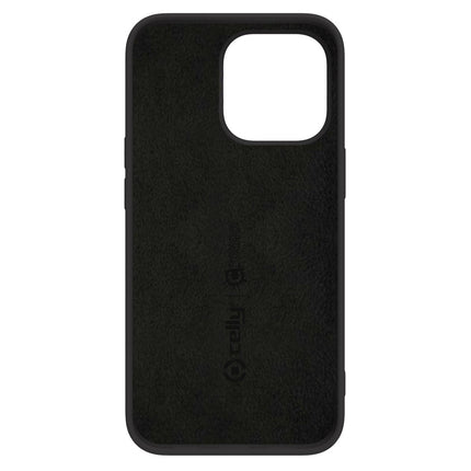 Cromo měkké gumové pouzdro iPhone 14 Pro Max černá