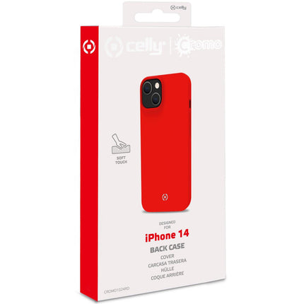 Cromo Soft Gummihülle iPhone 14 Rot