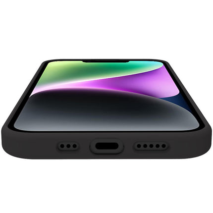 Cromo měkké gumové pouzdro iPhone 15 černá