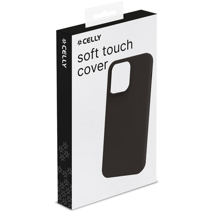 Cromo Soft rubber case iPhone 15 Plus Black