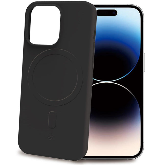 Cromomag Magnetische Weiche Gummihülle MagSafe iPhone 15 Pro Schwarz
