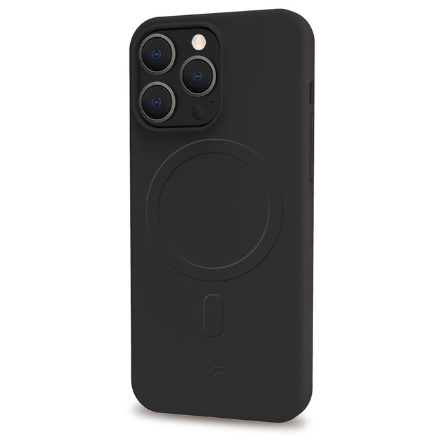 Cromomag Weiche Gummihülle MagSafe kompatibel iPhone 15 Pro Max Schwarz