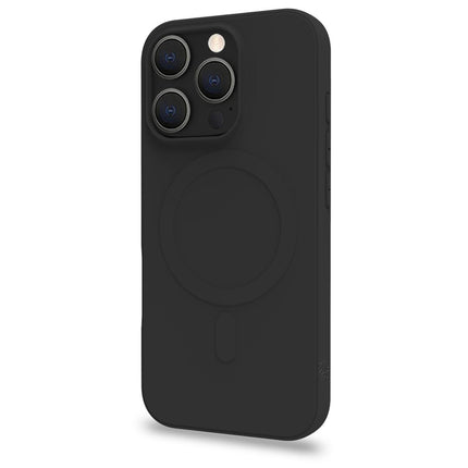 Cromomag Weiche Gummihülle MagSafe-kompatibles iPhone 16 Pro Schwarz