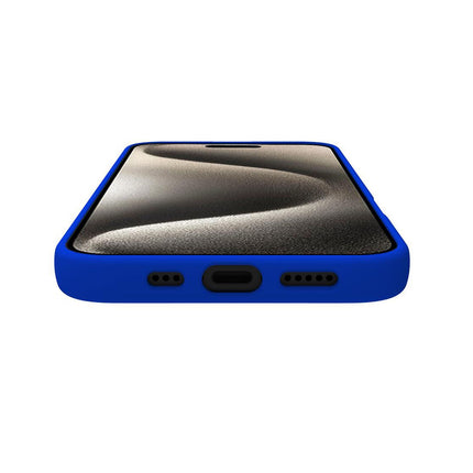 Cromomag Weiche Gummihülle MagSafe-kompatibles iPhone 16 Pro Blau