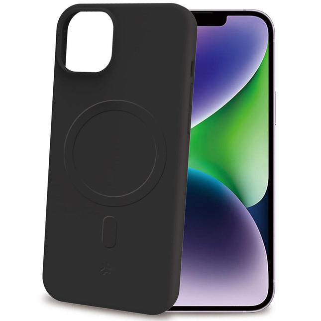 Cromomag Weiche Gummihülle MagSafe iPhone 15 Plus Schwarz
