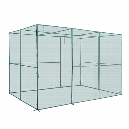 Crop Cage Mesh Plant Tent, Zipper Door, 2.9 x 1.94 x 1.94 m