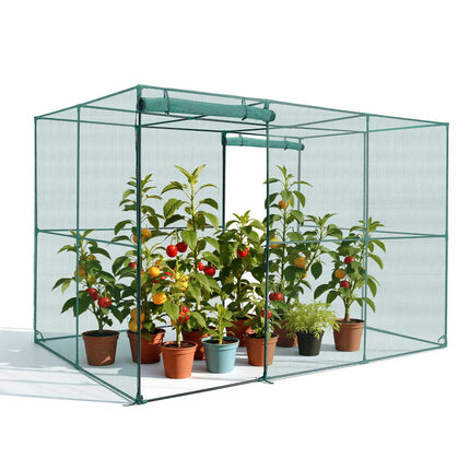 Crop Cage Mesh Plant Tent, Zipper Door, 2.9 x 1.94 x 1.94 m