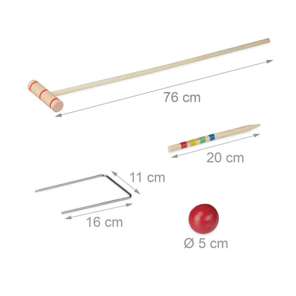 Croquet game for children and adults