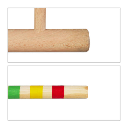 Krocketspiel für Kinder und Erwachsene