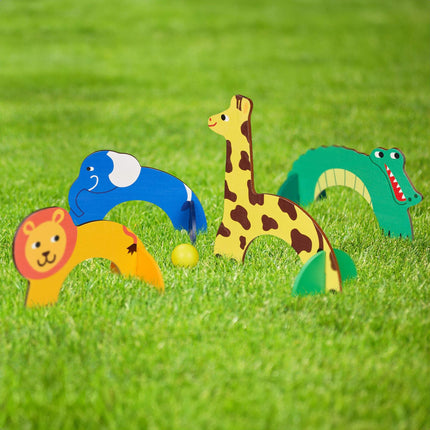 Krocketspiel für Kinder im Tierdesign
