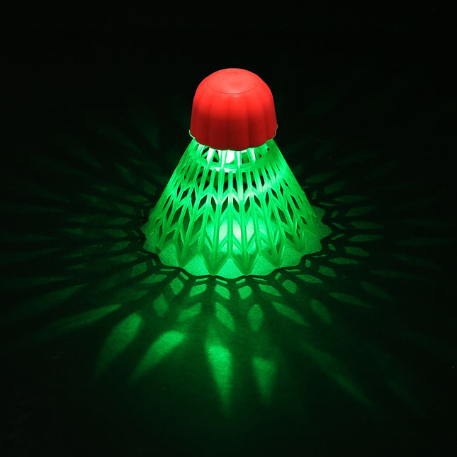 Crossminton Nylon Federbälle mit LED, 5er-Pack