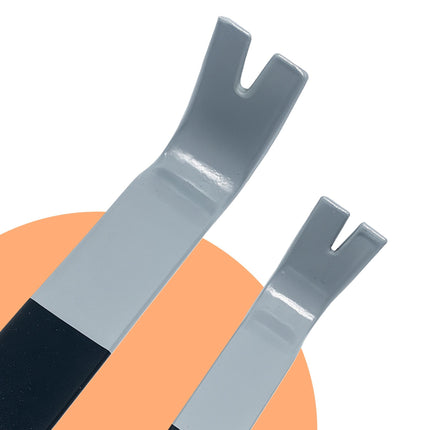 Crowbar Set, 4-Piece Flat Design, Hardened Steel