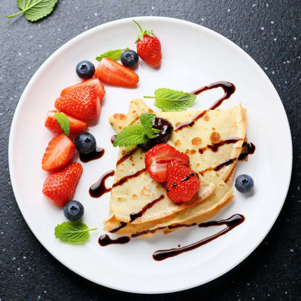 Crêpesform Aluguss schwarz 25 cm