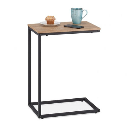 C-shaped side table
