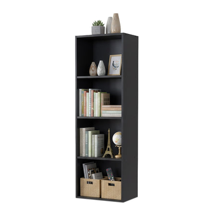 Cube Bookcase with Open Compartments, Freestanding