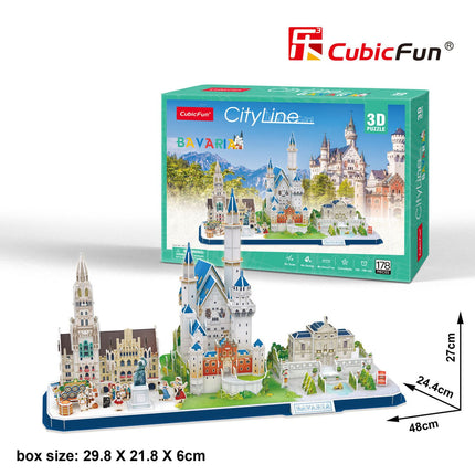 Cubicfun 3D Puzzle City Line Bayern
