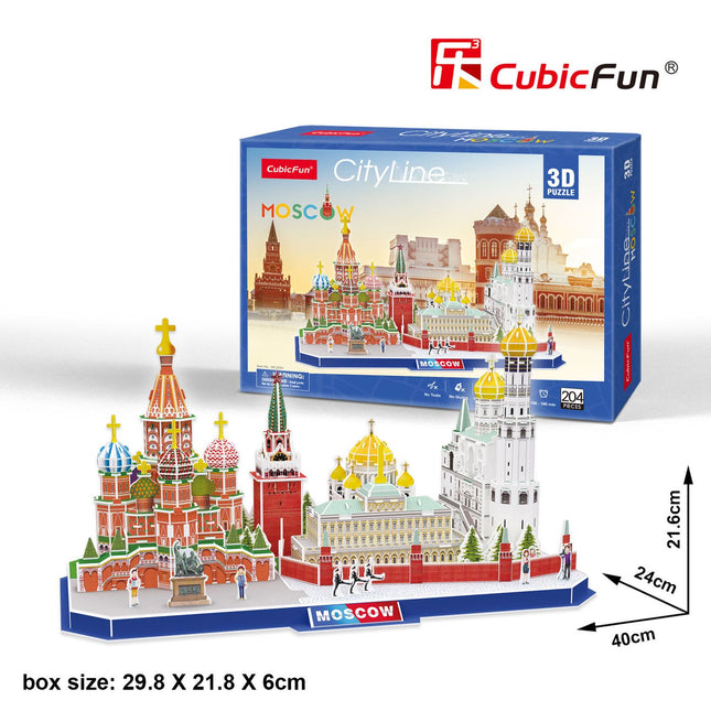 Cubicfun 3D Puzzle City Line Moskau