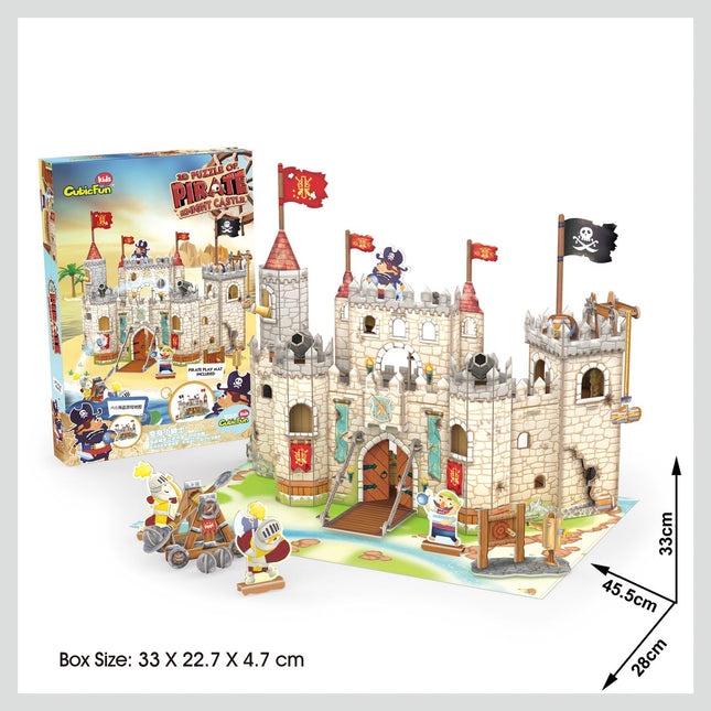Cubicfun 3D Puzzle Piraten-Ritterburg