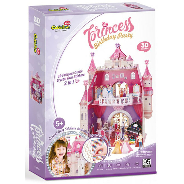 Cubicfun 3D Puzzle Prinzessinnen Geburtstagshaus