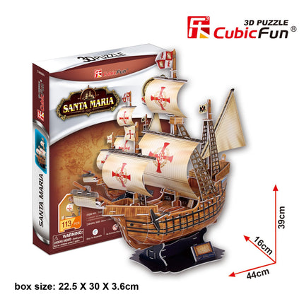 Cubicfun 3D Puzzle Santa Maria