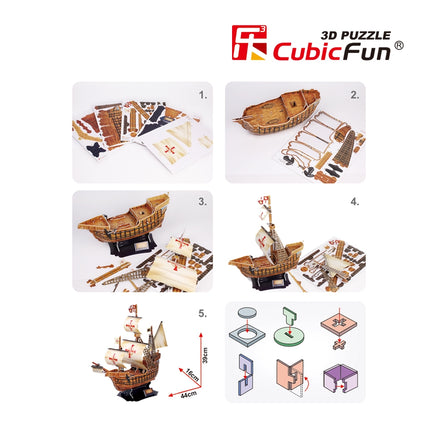 Cubicfun 3D Puzzle Santa Maria