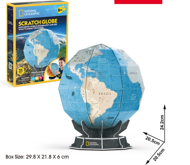 Cubicfun 3D Puzzle Kratz-Globus