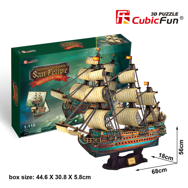 Cubicfun 3D Puzzle Sp. Armada: Die San Felipe