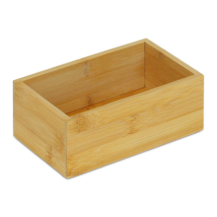 Boîte cubique en bambou