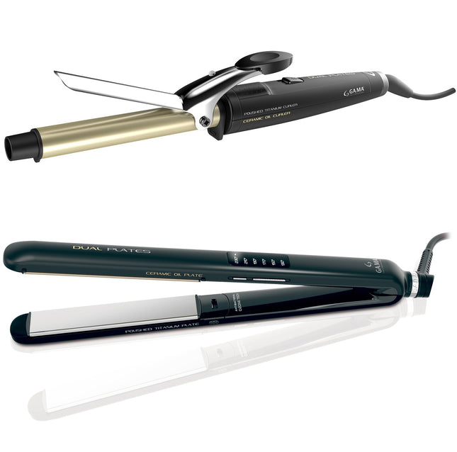 Lockenstab 19mm &amp; Glätteisen CP14