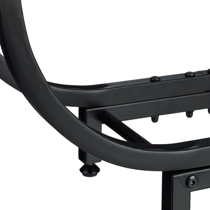 Curved Iron Firewood Rack – Space-Saving Log Holder