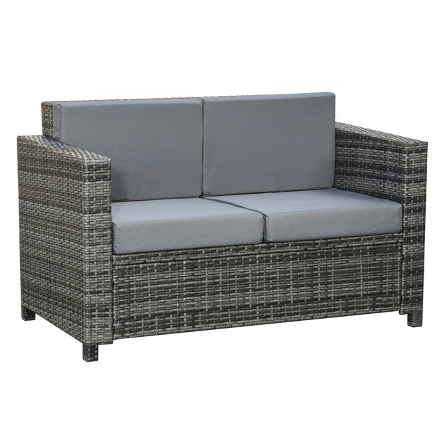 Terrassen- und Balkonkissen – Metall und Polyester, 130x70x80 cm