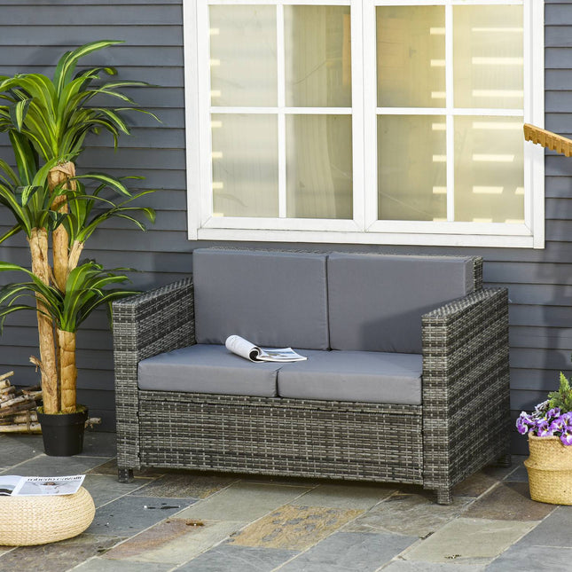 Terrassen- und Balkonkissen – Metall und Polyester, 130x70x80 cm