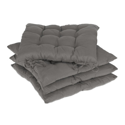 Kissen grau 4er Set