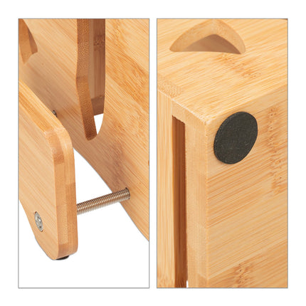 Cutlery holder with board holder