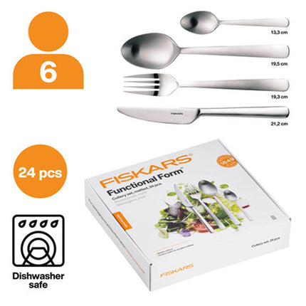 Besteckset FF matt 24-teilig in Geschenkbox