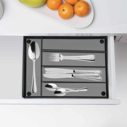 Cutlery tray for metal boxes