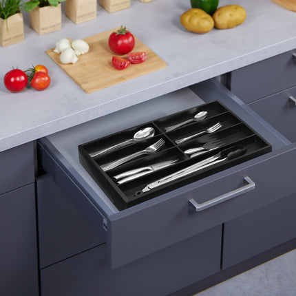 Range-couverts en bambou pour tiroirs