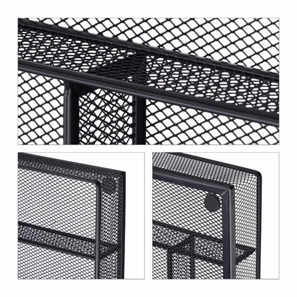 Cutlery tray in metal mesh L