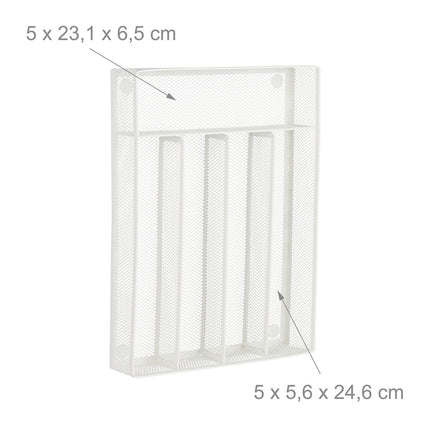 Range-couverts en métal blanc