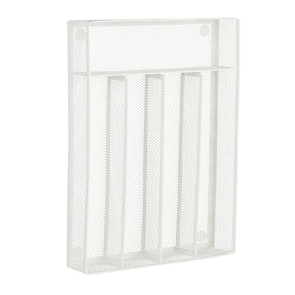 Range-couverts en métal blanc
