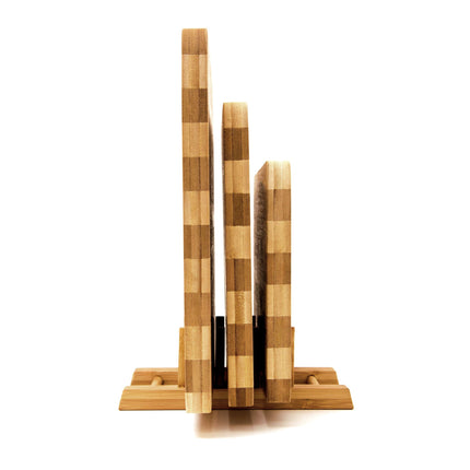 Cutting boards set with holder