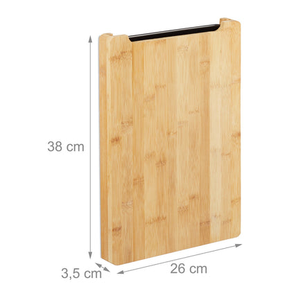 Cutting board with drip tray