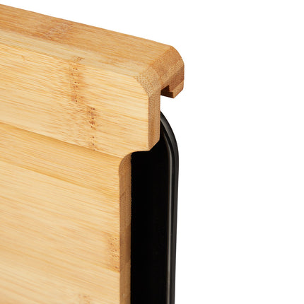 Cutting board with drip tray