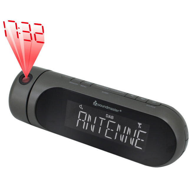 DAB+/FM-RDS Radiowecker mit Projektion