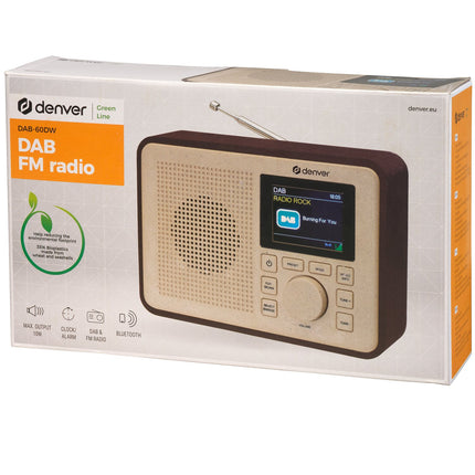 Rádio DAB+ a FM částečně z bioplastu