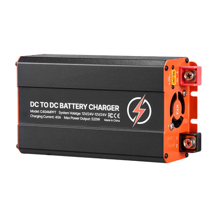 DC To DC Charger With MPPT, 40A 520W, Dual Input