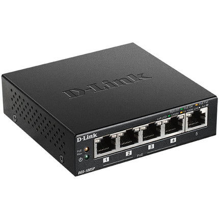 DGS-1005P 5-Port-Gigabit-PoE+-Switch